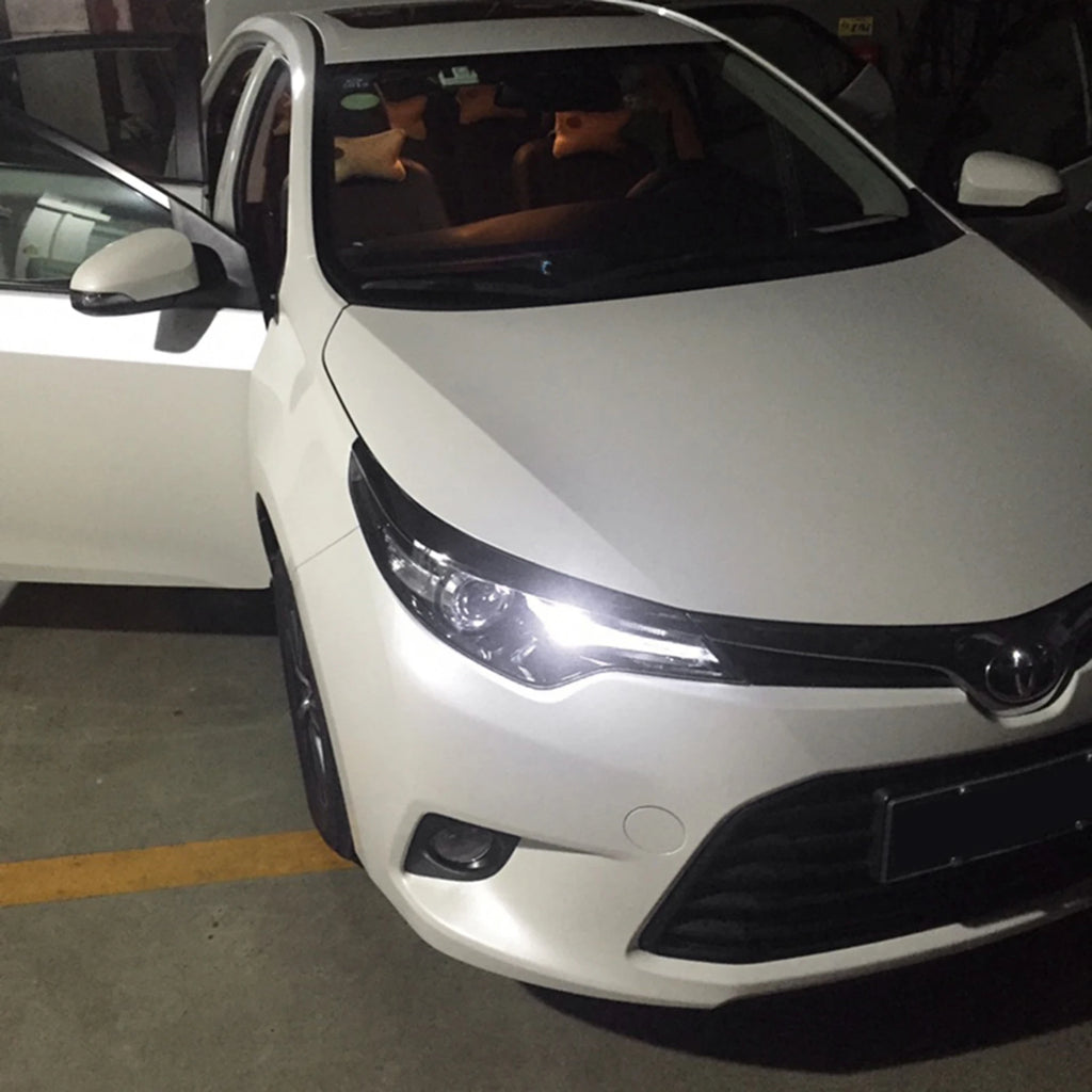 ANGRONG 2x P13W 9 SMD LED Bulb Fog Lamps Daytime Running Light DRL For Audi A4 B8 Q5 Chevrolet Camaro Mazda CX-5 Peugeot 508