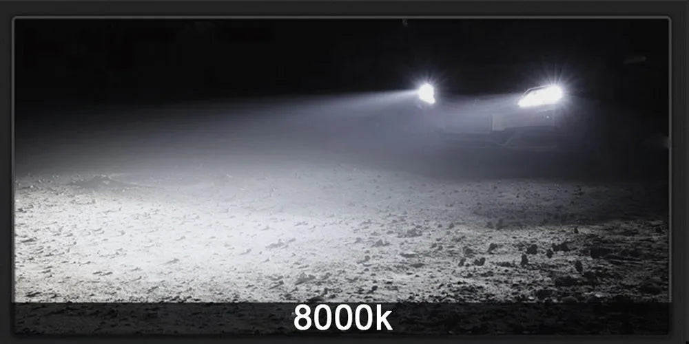 2Pcs Car HB3 LED Bulbs 9005 9006 HB4 Headlight Fog Bulb Lamp Light 6000K  White Automotive Fog Lights Turbo Mini Lamp Headlights