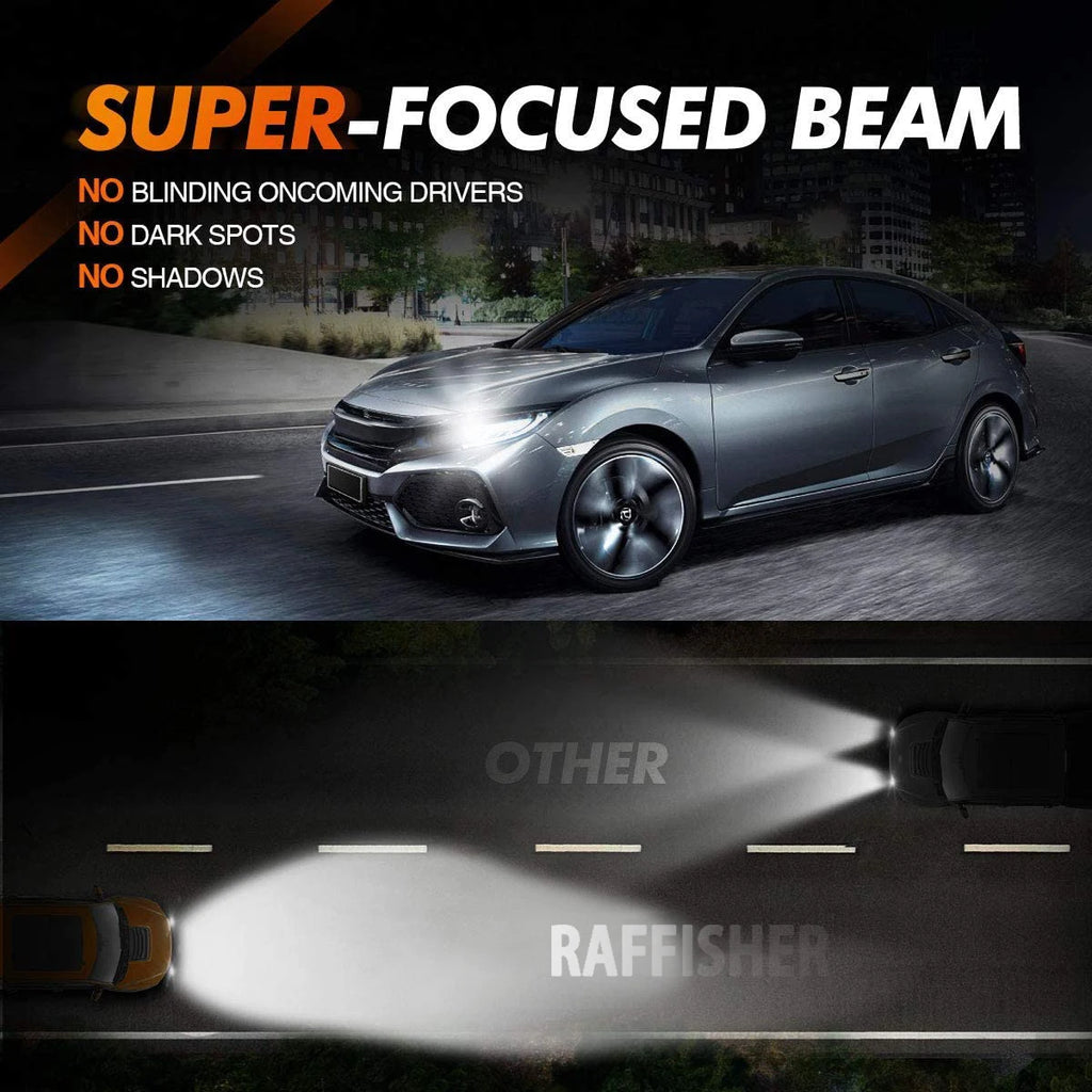 Heyword 2Pcs Car Headlight H4 H7 LED H11 9005 9006 H1 Auto Bulbs 390W 129000LM Light Lamp 6000K 12V Led Headlight Bulbs