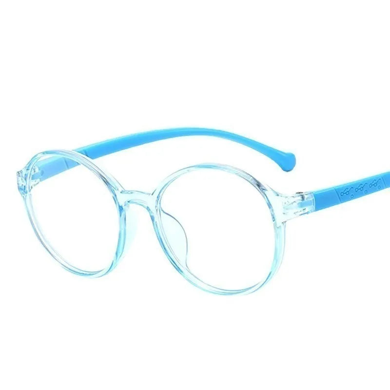 Kids Anti-Blue Glasses Anti Radiation Eyeglass Anti Rad Glasses for Kids Against Blue Light Eyeglasses Replaceable Lens