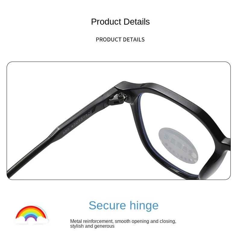 2PACK Children Radiation Protection Glasses Fashion Plain Glasses for Kid Computer Phone Online Course Anti Blue Light Glasses