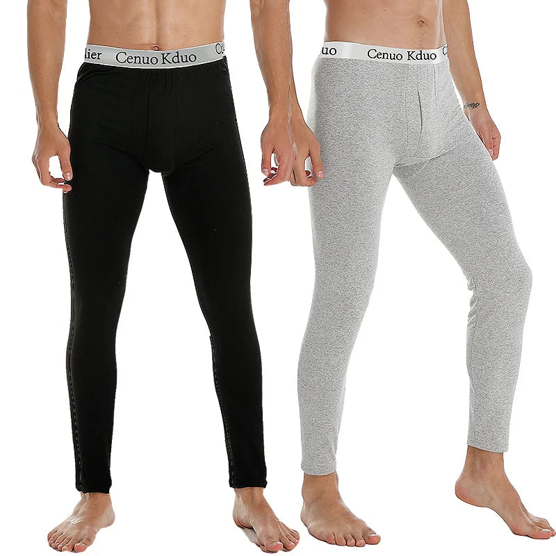 2025 New Men's Tight Sports Pants Slim Pants Autumn And Winter Thermal Pants Plush High Stretch Quick Drying Compression Pants