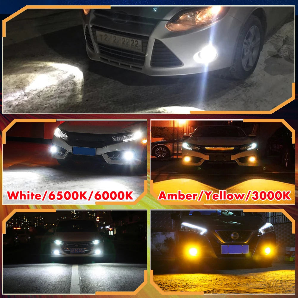 2x High Power H7 Led Headlight Canbus No Error H18 Car Bulb 6000K White Light Moto Diode Lamp 12v 55w For Peugeot 208 2012~2023