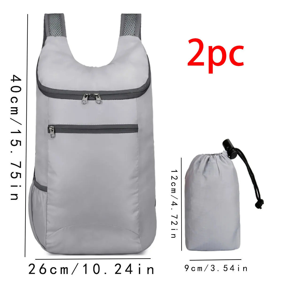 1pc Weekend Travel Bag, Foldable Waterproof Tear-resistant Lightweight Backpack, Large Capacity Travel Business Backpack, Sports