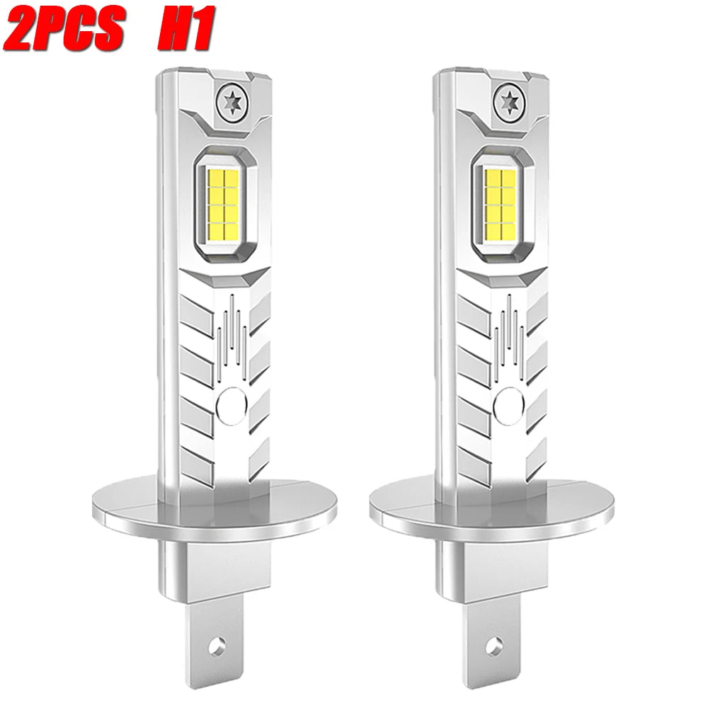 H7 H4 H1 LED Lights for Car Headlight Bulb 1000000LM Mini Wireless Auto Lamp +800% Bright Spotlights Automobile Headlamp 12V 24V