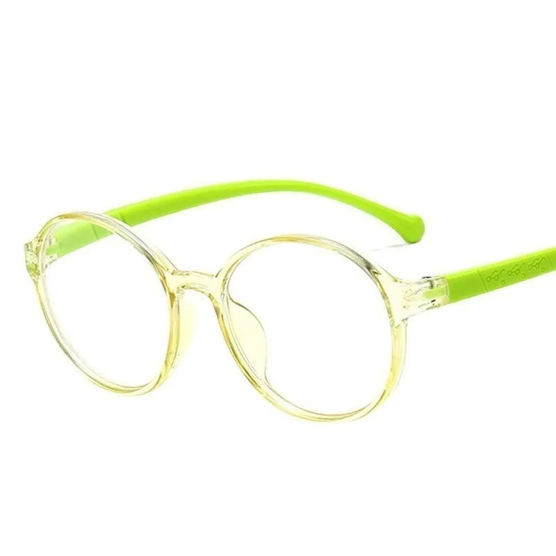 Kids Anti-Blue Glasses Anti Radiation Eyeglass Anti Rad Glasses for Kids Against Blue Light Eyeglasses Replaceable Lens