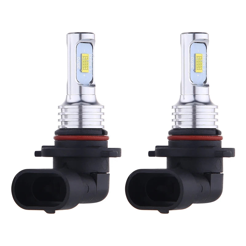 2Pcs Car HB3 LED Bulbs 9005 9006 HB4 Headlight Fog Bulb Lamp Light 6000K  White Automotive Fog Lights Turbo Mini Lamp Headlights