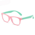 1/2/4PCS New Trendy Kids Anti Blue Light Glasses Square Frame Computer Game Glasses Boys Girls Lightweight Portable Eyewear