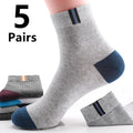 10/5/3pairs Breathable Con Sports Stockings Men Bamboo Fiber Autumn and Winter Men Socks Sweat Absorption Deodorant Business Sox