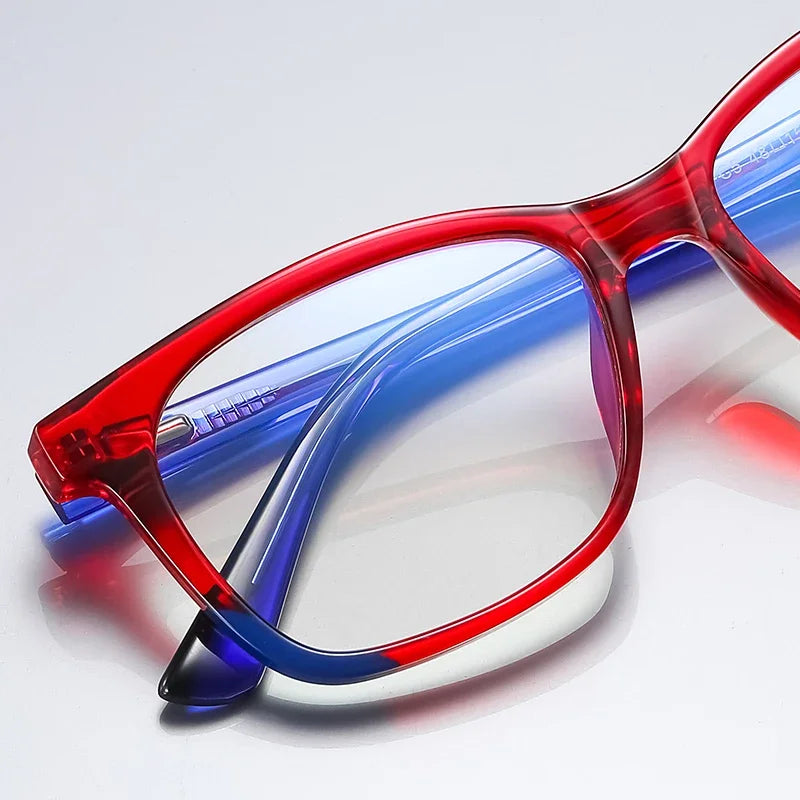 CLLOIO Ultralight Kids Myopia Learn Eyewear Fashion Blue Light Blocking Glasses Teenagers Children Optical Frame