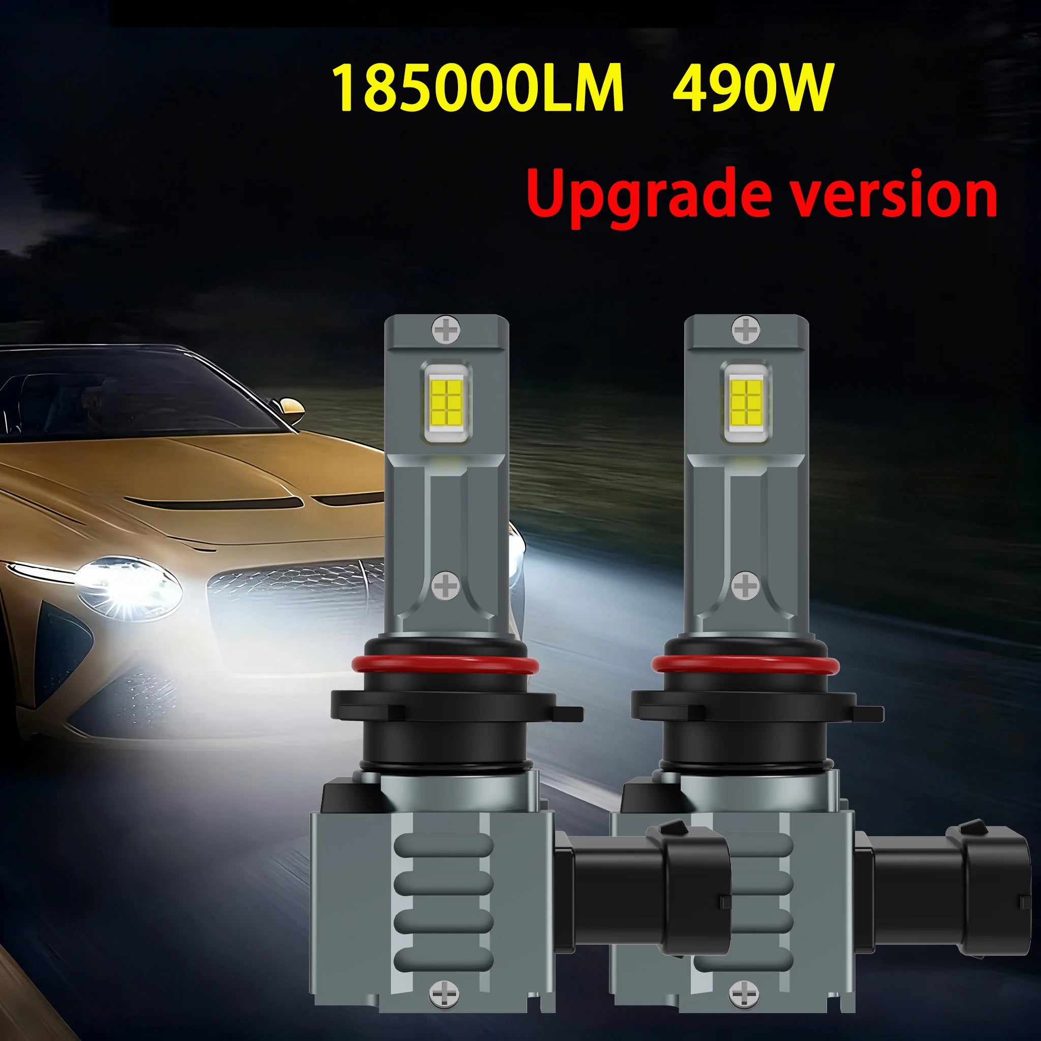 Heyword H7 LED Headlight Bulb Mini Wireless 460W 155000LM 6500K CSP for Car Headlamp Auto Diode Lamps H7 Turbo Led Automobile