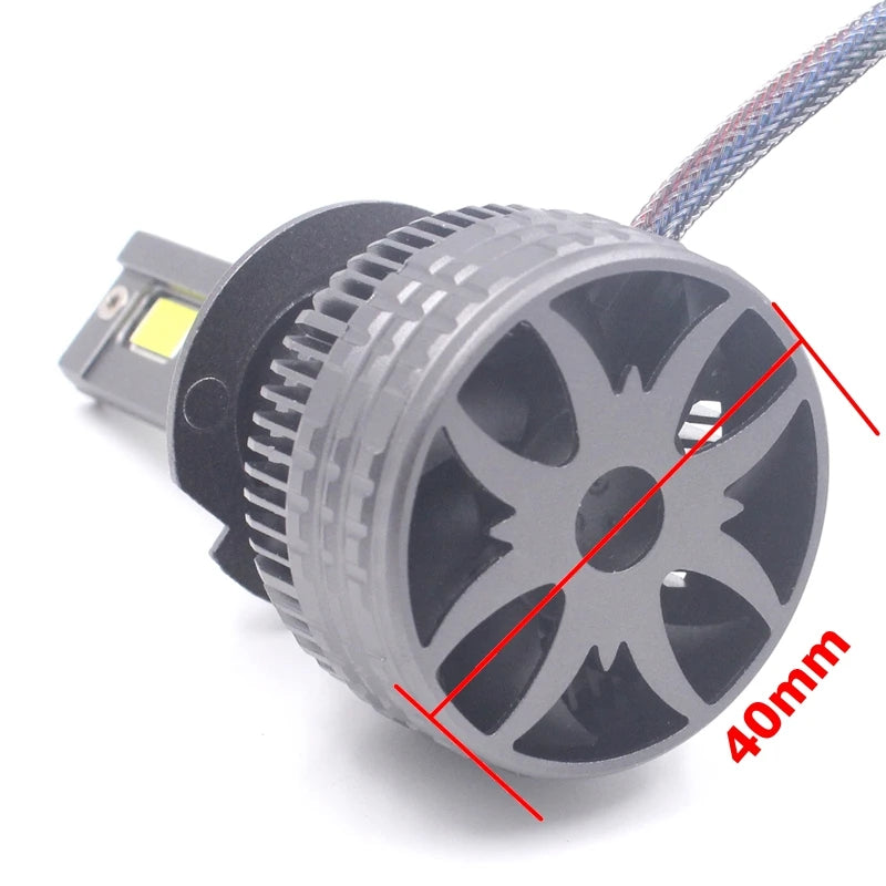 K13 max H7 H1 H11 Led Lamp 3 Copper Tube Led Light For Car Light Fog Light H7 H11 HB3 9005 Led Headlight Bulb