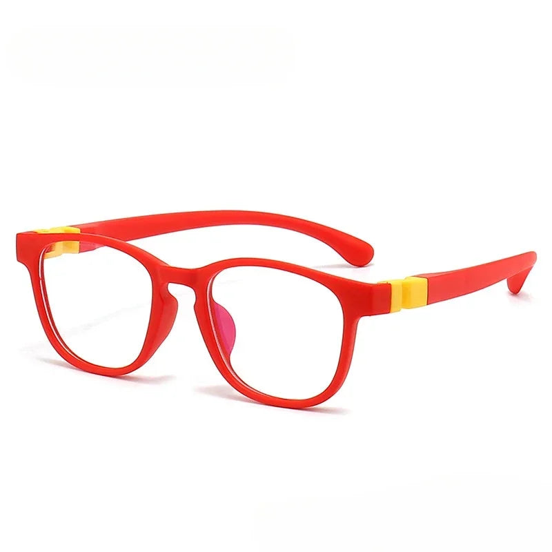 Kids Anti-blue Light Glasses Removable Silicone Children Boys Girls Computer Eyeglasses Ultra Light Frame Eye Protection Eyewear