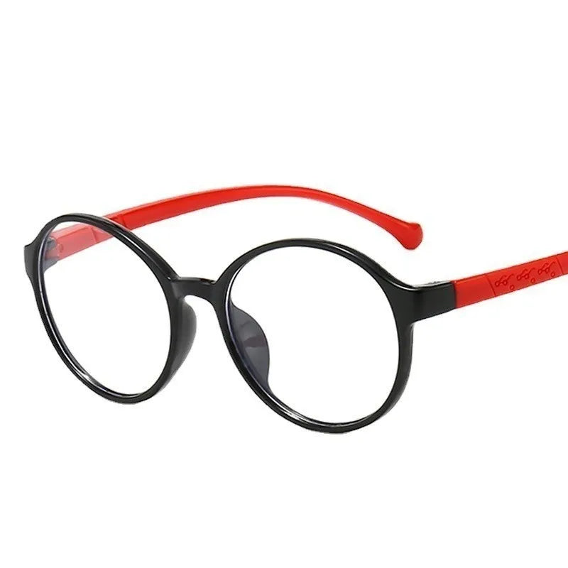 Kids Anti-Blue Glasses Anti Radiation Eyeglass Anti Rad Glasses for Kids Against Blue Light Eyeglasses Replaceable Lens