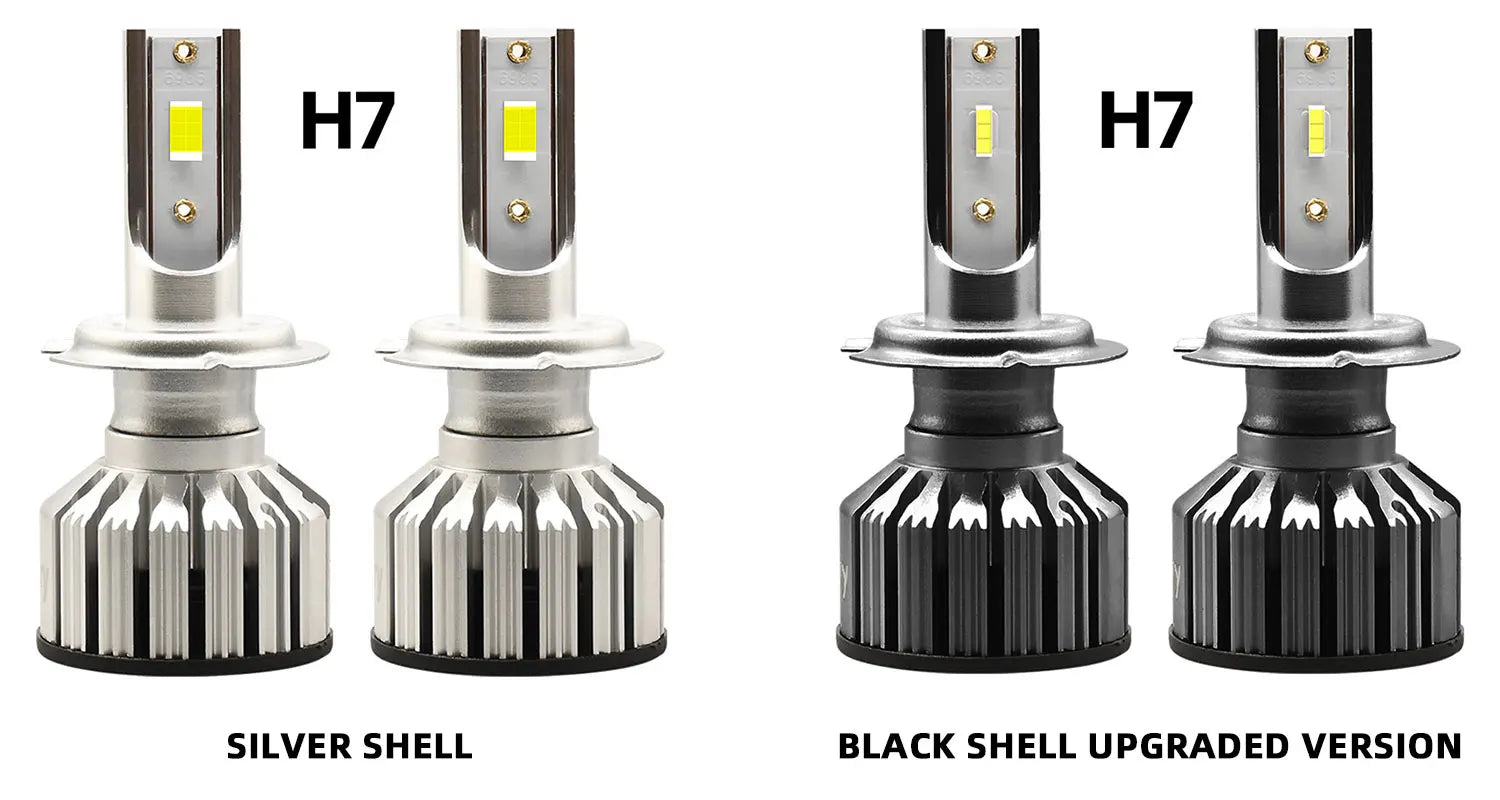 Infitary H7 H4 LED Car Headlights H11 H1 9005 9006 Lamp for Auto 6500K Super Bright Bulbs Automobile Accessories Kits Moto Light