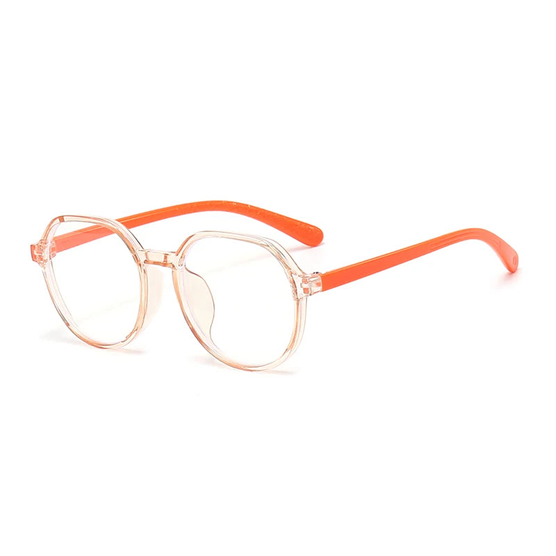 Blue Light Blocking Glasses for Kids Computer Glasses Silicone Frame Clear Lens Girl Boy Video Gaming Children Safety Eyewear
