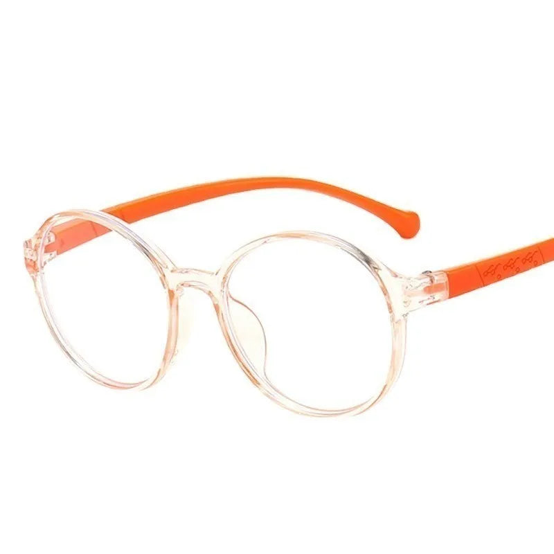 Kids Anti-Blue Glasses Anti Radiation Eyeglass Anti Rad Glasses for Kids Against Blue Light Eyeglasses Replaceable Lens