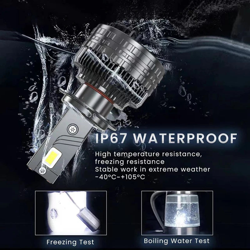 K13 max H7 H1 H11 Led Lamp 3 Copper Tube Led Light For Car Light Fog Light H7 H11 HB3 9005 Led Headlight Bulb