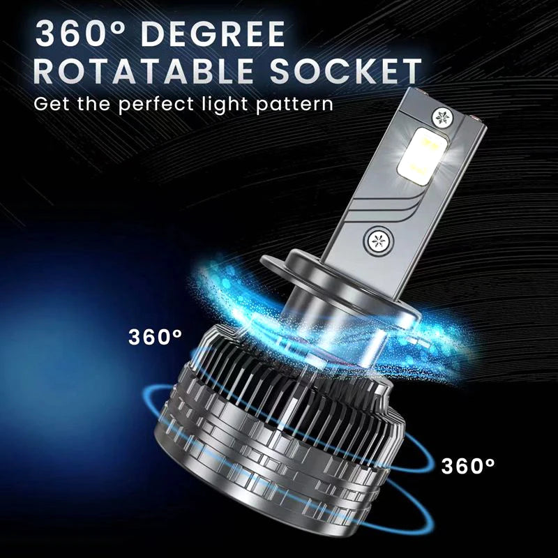 K13 max H7 H1 H11 Led Lamp 3 Copper Tube Led Light For Car Light Fog Light H7 H11 HB3 9005 Led Headlight Bulb