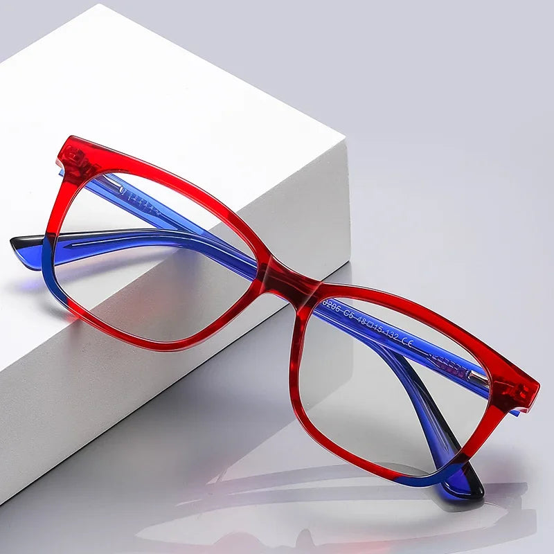 CLLOIO Ultralight Kids Myopia Learn Eyewear Fashion Blue Light Blocking Glasses Teenagers Children Optical Frame