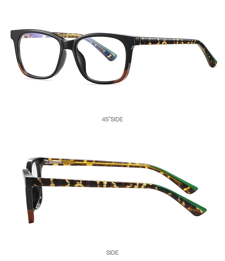 CLLOIO Ultralight Kids Myopia Learn Eyewear Fashion Blue Light Blocking Glasses Teenagers Children Optical Frame