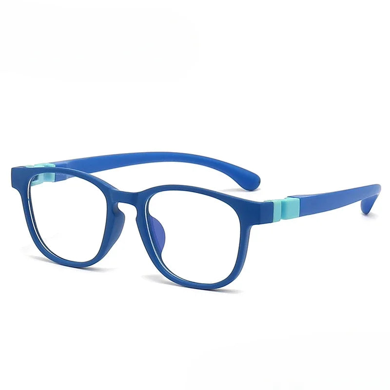 Kids Anti-blue Light Glasses Removable Silicone Children Boys Girls Computer Eyeglasses Ultra Light Frame Eye Protection Eyewear