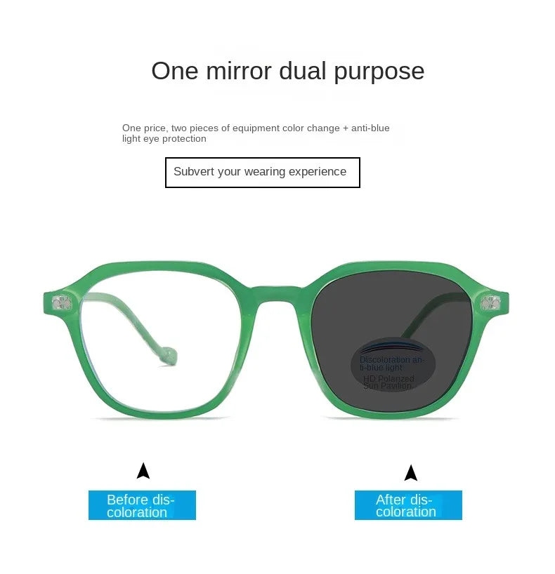 2PACK Children Radiation Protection Glasses Fashion Plain Glasses for Kid Computer Phone Online Course Anti Blue Light Glasses