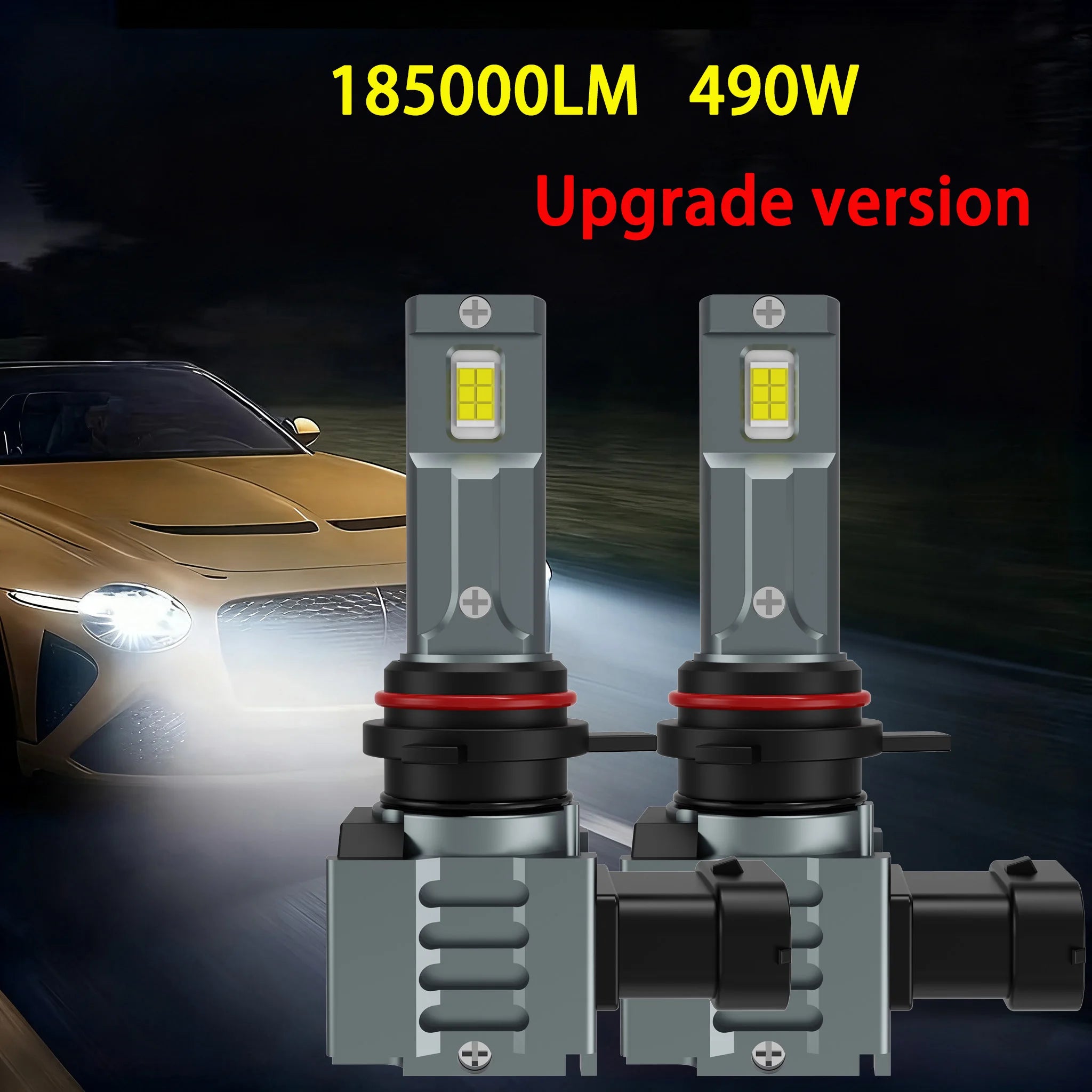 Heyword H7 LED Headlight Bulb Mini Wireless 460W 155000LM 6500K CSP for Car Headlamp Auto Diode Lamps H7 Turbo Led Automobile