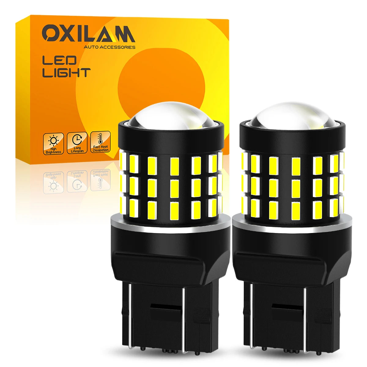 2Pcs T20 LED Canbus 7443 W21/5W LED Bulb for Opel Zafira Astra J Insignia Vivaro 2019 W21W LED Position Light DRL Driving Lamp