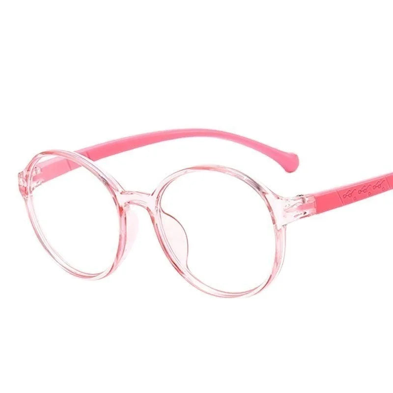 Kids Anti-Blue Glasses Anti Radiation Eyeglass Anti Rad Glasses for Kids Against Blue Light Eyeglasses Replaceable Lens