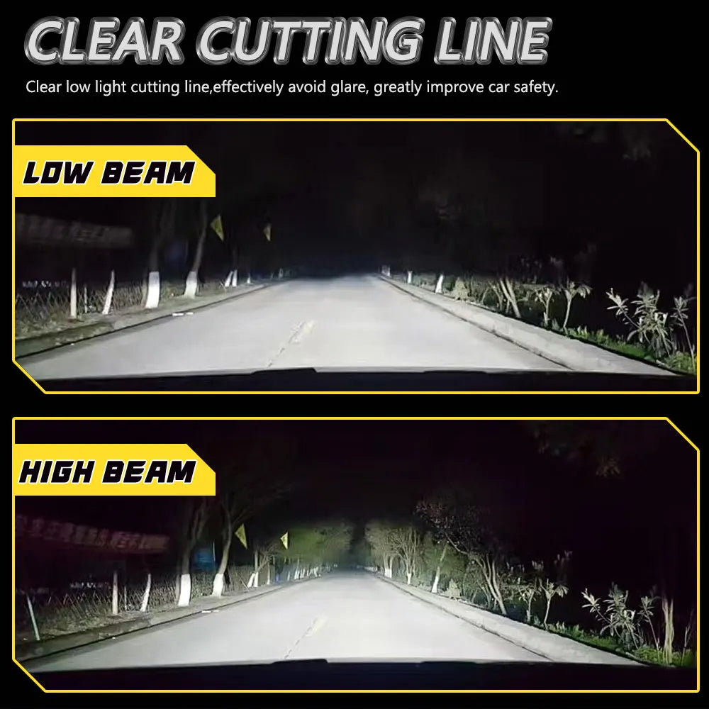 H7 H4 H1 LED Lights for Car Headlight Bulb 1000000LM Mini Wireless Auto Lamp +800% Bright Spotlights Automobile Headlamp 12V 24V